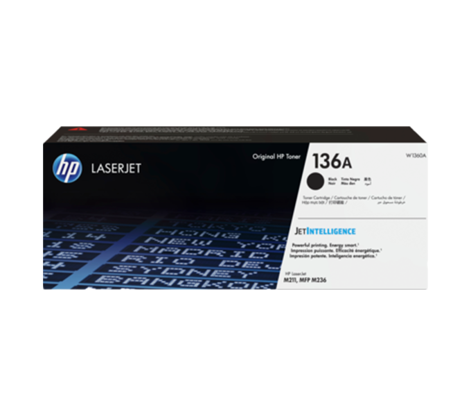Toner Cartridge HP Laser 136A (W1360A) 1,150pag for M211/M236